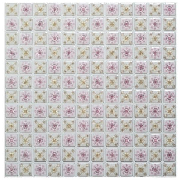 DIY 3D Mosaic PVC Self Adhesive Tile Stickers in 20 different Colors of size 23.6cms*23.6cms are waterproof, oilproof and easy to clean, available exclusively on Shahi Sajawat India,the world of home decor products.Best, trendy home decor,kitchen decor and bathroom decor ideas of 2020.