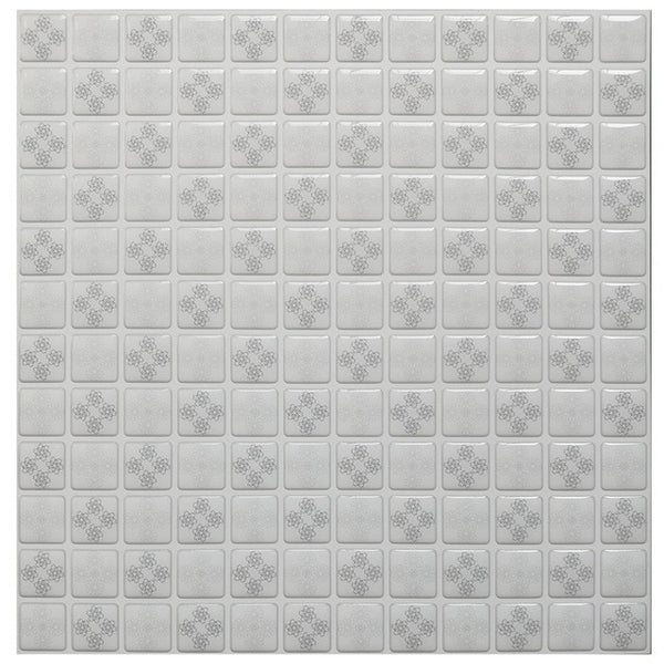 DIY 3D Mosaic PVC Self Adhesive Tile Stickers in 20 different Colors of size 23.6cms*23.6cms are waterproof, oilproof and easy to clean, available exclusively on Shahi Sajawat India,the world of home decor products.Best, trendy home decor,kitchen decor and bathroom decor ideas of 2019.