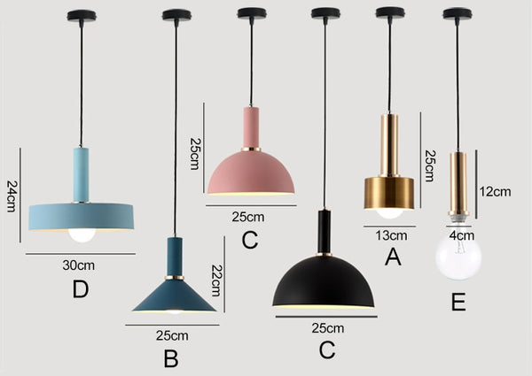 Golden,Black,Blue,Pink Iron LED Pendant Lights Of Voltage 85-265V,AC Power Source,Cord Installation,E27 Base & Lighting Area of 15-30 square meters,available exclusively on Shahi Sajawat India, the world of home decor products.Best trendy home decor and living room decor ideas of 2019.