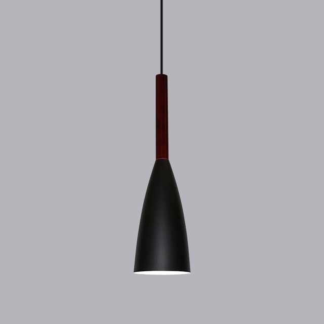 Black Aluminium+Wooden Pendant Lights,With E27 Base, of Voltage 90-260V & Cord Pendant Installation,AC Power.These lights area also available in Pink,Silver & Green Color.Size is 35.5×10cm, available exclusively on Shahi Sajawat India,the world of home decor products.Best trendy home decor and living room decor ideas of 2019. 