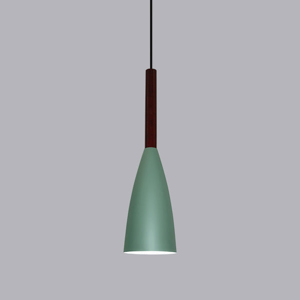 Green Aluminium+Wooden Pendant Lights,With E27 Base, of Voltage 90-260V & Cord Pendant Installation,AC Power.These lights area also available in Pink,Silver & Green Color.Size is 35.5×10cm, available exclusively on Shahi Sajawat India,the world of home decor products.Best trendy home decor and living room decor ideas of 2019. 