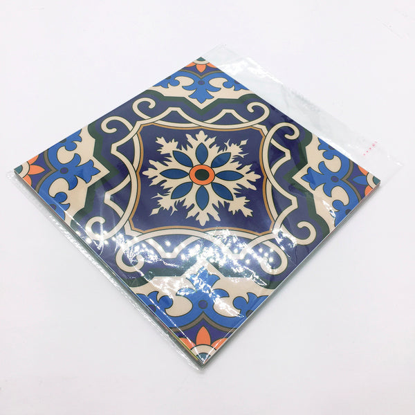 DIY Multicoloured Self Adhesive PVC Moroccan Style Tile stickers are eco-friendly, pearl gloss finished, are waterproof, oil proof, available exclusively on Shahi Sajawat India,the world of home decor products.Best trendy home decor, living room, kitchen and bathroom decor ideas of 2020.