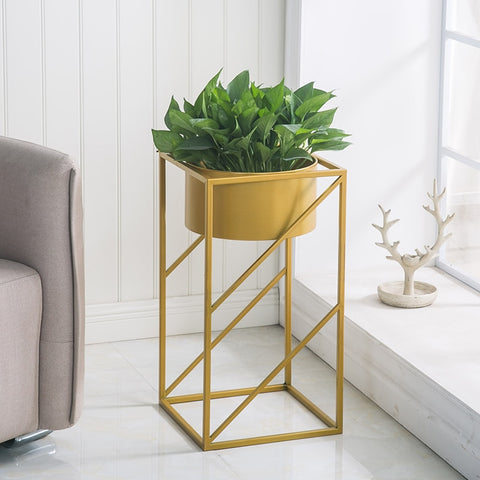 Gold/Black Wrought Iron Floor Planters Of Size 60×32×32cm, available exclusively on Shahi Sajawat India, the world of home decor products. Best trendy home decor, living room, kitchen and bathroom decor ideas of 2021.