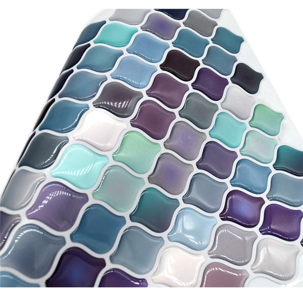 DIY Multicoloured Self Adhesive Mosaic Tile Stickers Made Of Aluminium Foil, Epoxy Resin & PET are Waterproof,Moisture-proof and Oil-proof,available exclusively on Shahi Sajawat India,the world of home decor products.Best trendy home decor living room,kitchen and bathroom decor ideas of 2020.