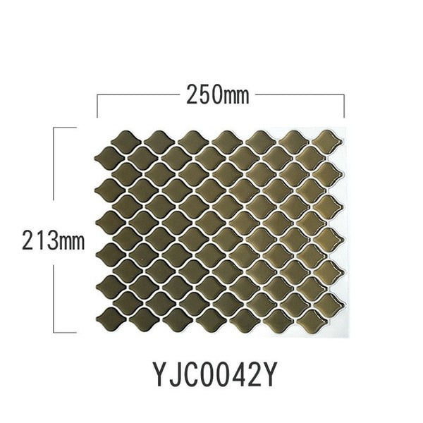 DIY Multicoloured Self Adhesive Mosaic Tile Stickers Made Of Aluminium Foil, Epoxy Resin & PET are Waterproof,Moisture-proof and Oil-proof,available exclusively on Shahi Sajawat India,the world of home decor products.Best trendy home decor living room,kitchen and bathroom decor ideas of 2020.