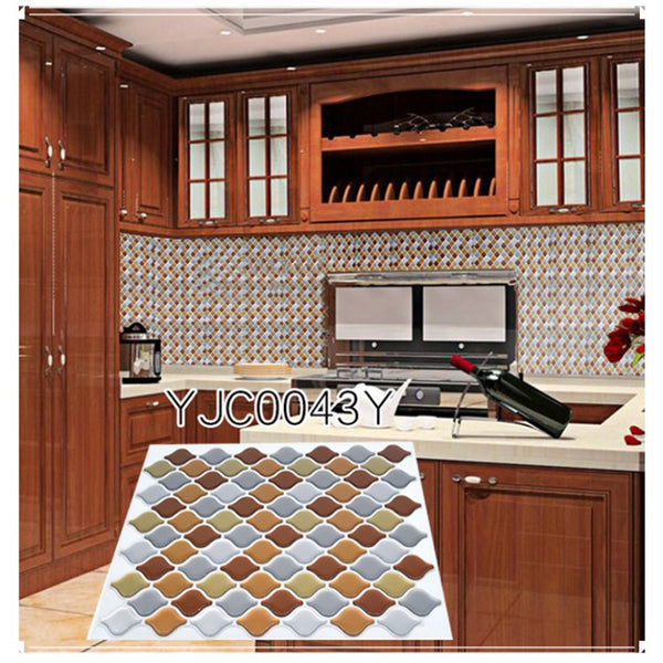DIY Multicoloured Self Adhesive Mosaic Tile Stickers Made Of Aluminium Foil, Epoxy Resin & PET are Waterproof,Moisture-proof and Oil-proof,available exclusively on Shahi Sajawat India,the world of home decor products.Best trendy home decor living room,kitchen and bathroom decor ideas of 2020.