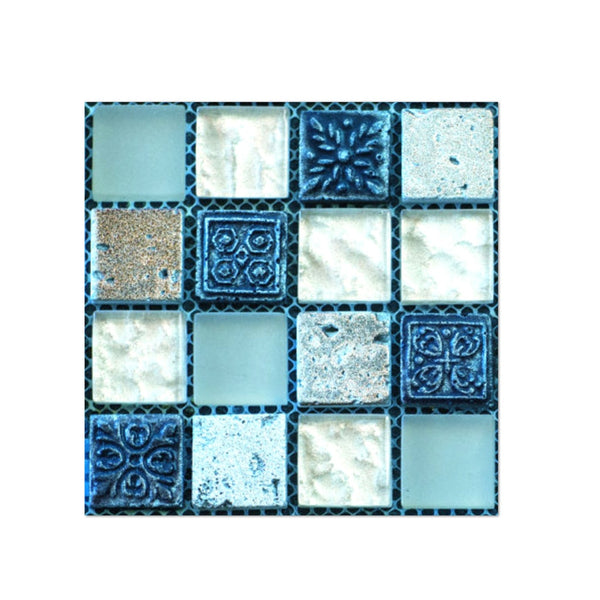 DIY Multicoloured Self Adhesive PVC Mosaic Tile Stickers Of Size 10×10cm are Self Adhesive, Waterproof, Oil-proof, Moisture-proof and Easy to Clean, Applicable on almost all smooth and dry surfaces,available exclusively on Shahi Sajawat India,the world of home decor products.Best trendy home decor,living room, kitchen and bathroom decor ideas of 2020. 