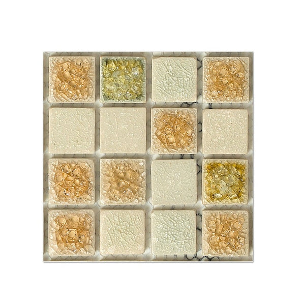 DIY Multicoloured Self Adhesive PVC Mosaic Tile Stickers Of Size 10×10cm are Self Adhesive, Waterproof, Oil-proof, Moisture-proof and Easy to Clean, Applicable on almost all smooth and dry surfaces,available exclusively on Shahi Sajawat India,the world of home decor products.Best trendy home decor,living room, kitchen and bathroom decor ideas of 2020. 