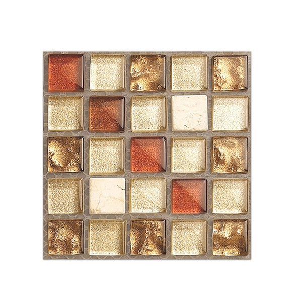 DIY Multicoloured Self Adhesive PVC Mosaic Tile Stickers Of Size 10×10cm are Self Adhesive, Waterproof, Oil-proof, Moisture-proof and Easy to Clean, Applicable on almost all smooth and dry surfaces,available exclusively on Shahi Sajawat India,the world of home decor products.Best trendy home decor,living room, kitchen and bathroom decor ideas of 2020. 